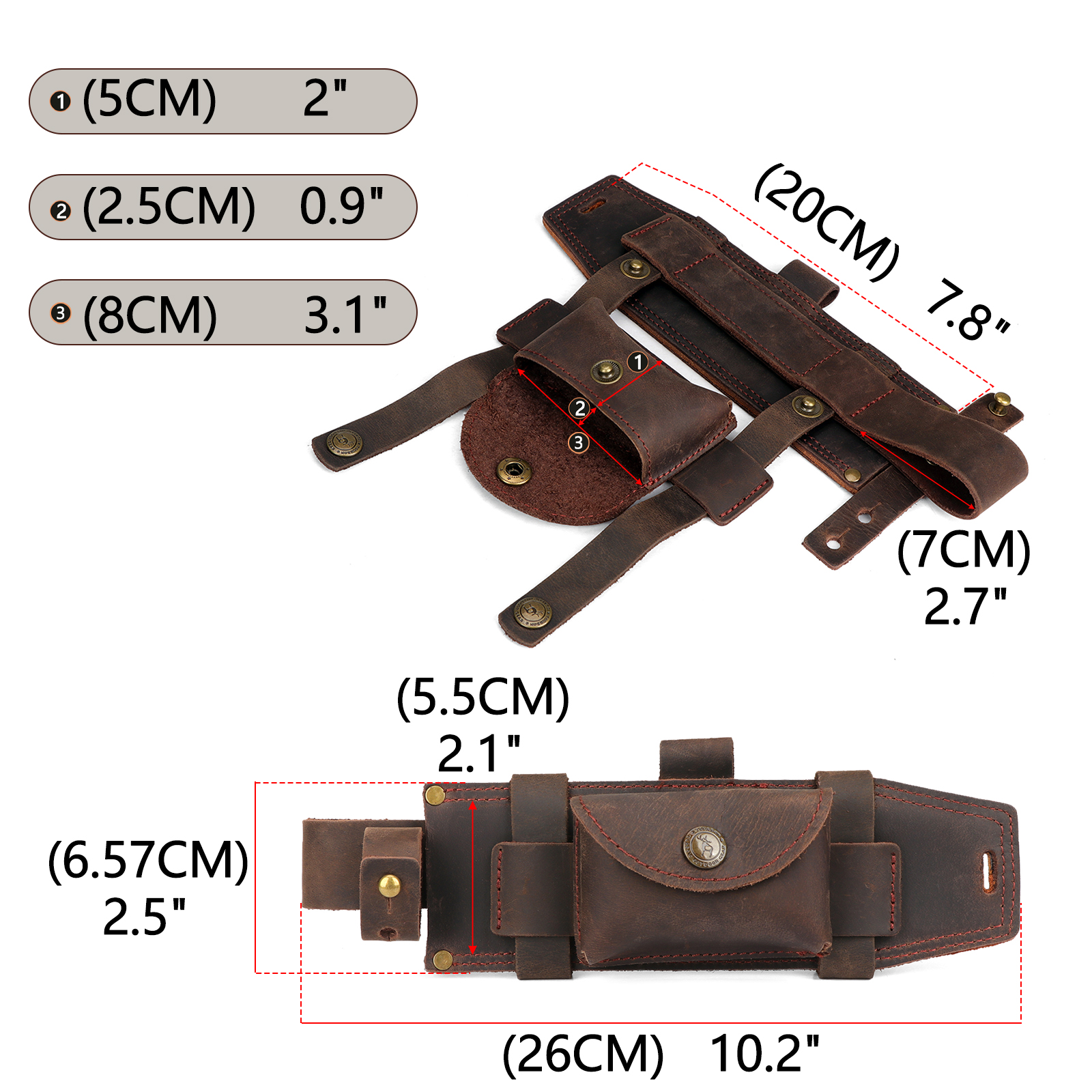 Tourbon Camping Leather Knife  - Bushcraft Knife Fixed incelemesi ve fiyatı