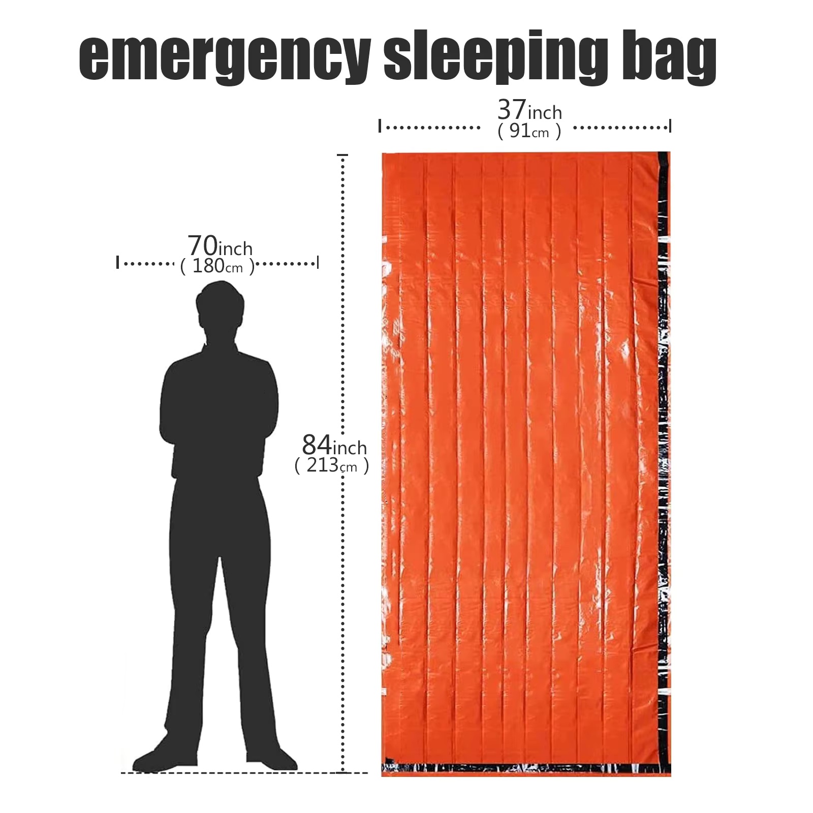 1-5Pack Emergency Sleeping Bag - Bivy Bag Emergency incelemesi ve fiyatı
