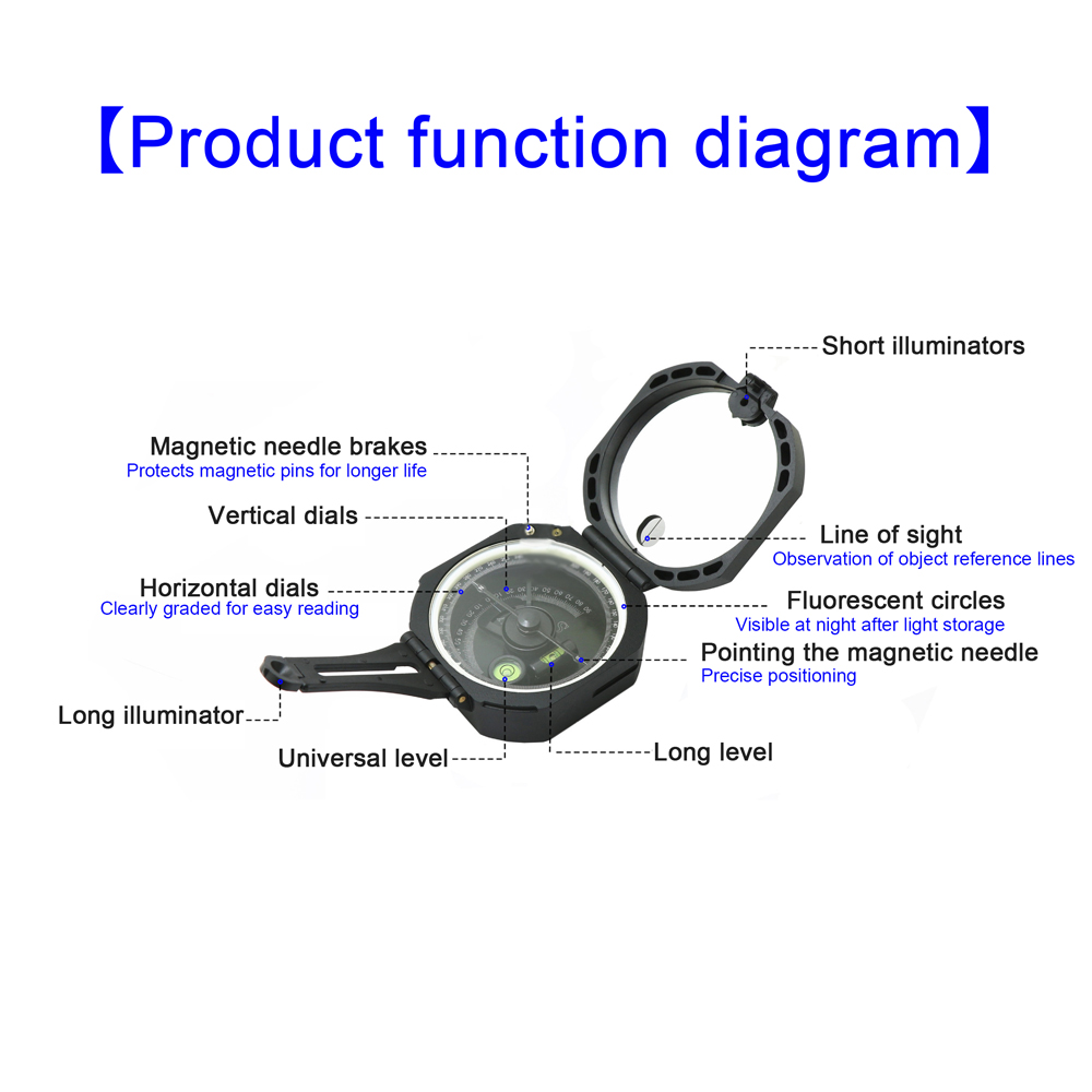 Multifunctional Compass High-A - Compass Lensatic incelemesi ve fiyatı