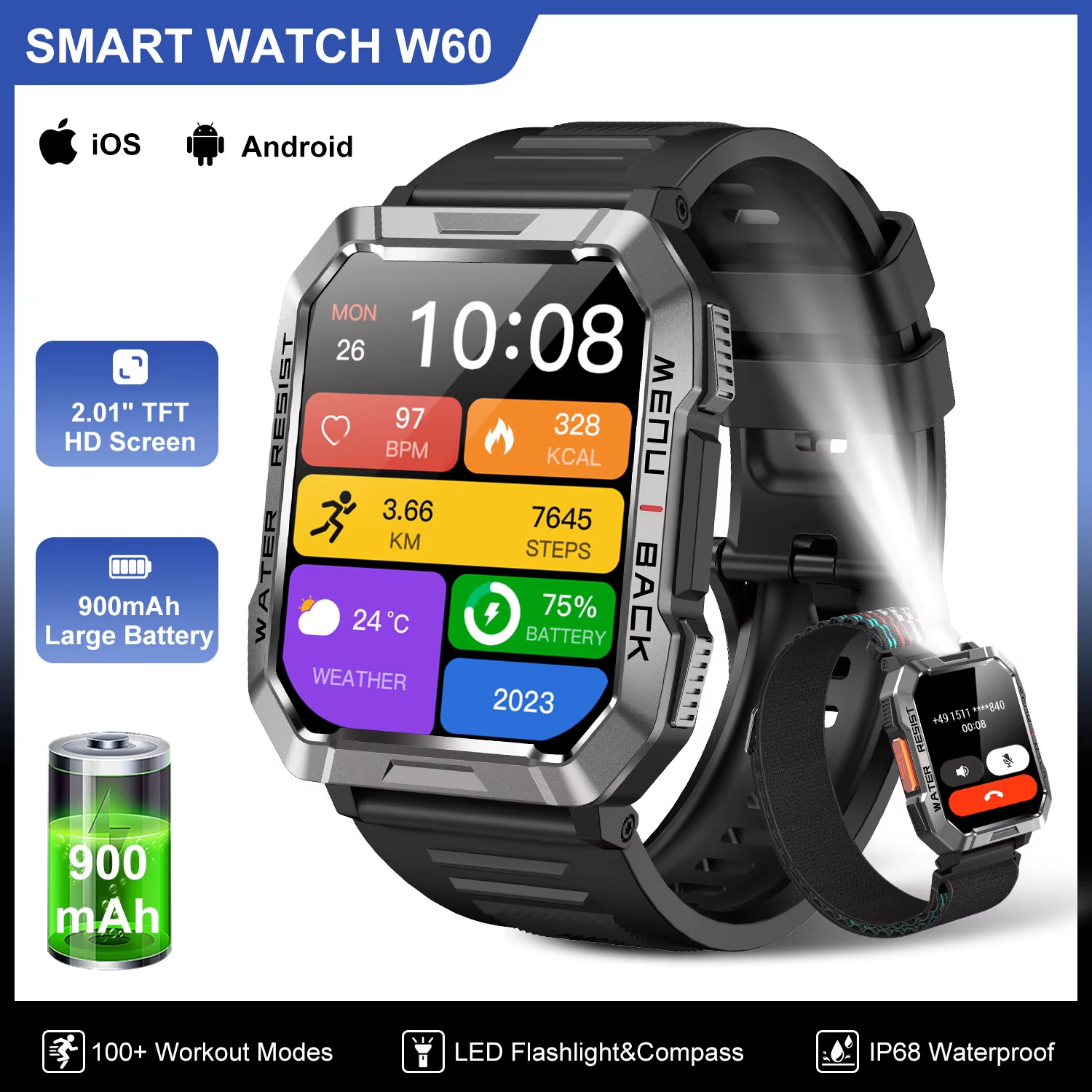 Blackview W60 Waterproof Smart - Compass Lensatic incelemesi ve fiyatı