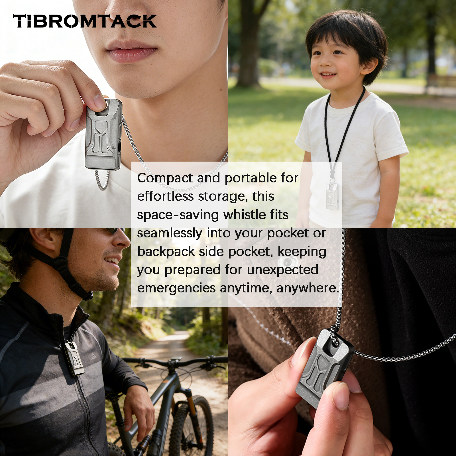 TIBROMTACK GR5 Titanium Emerge - Emergency Whistle Loud incelemesi ve fiyatı