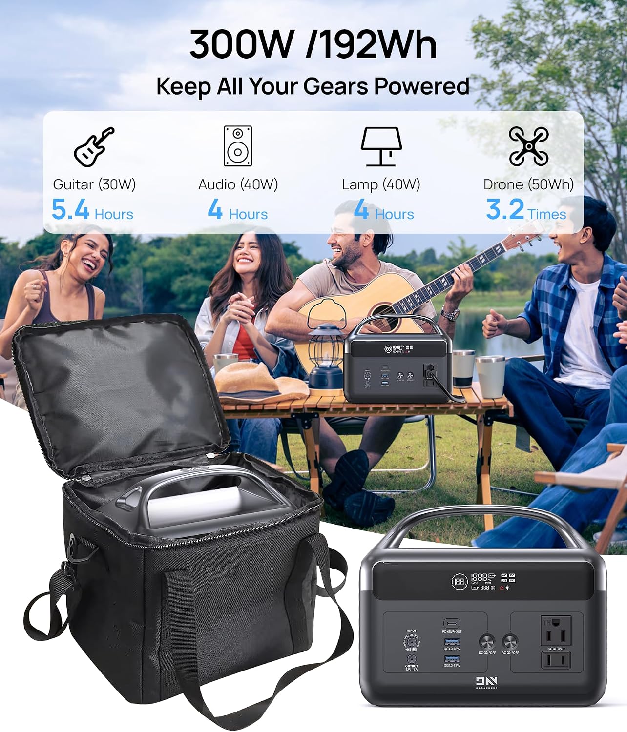 Portable Power Station 192Wh L - Solar Emergency Charger incelemesi ve fiyatı