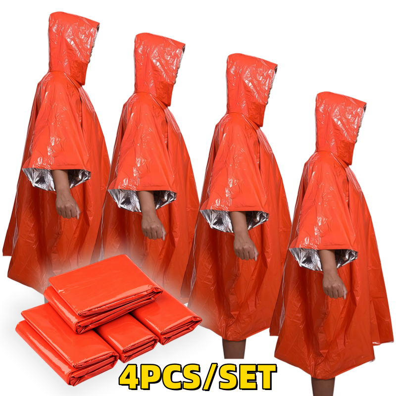 1PC/2PCS/4PCS Emergency Rain P - Emergency Poncho Rain incelemesi ve fiyatı