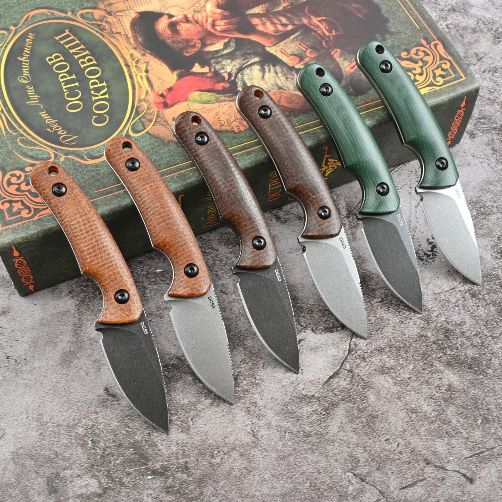 Premium SDOKEDC DC53 Steel EDC - Bushcraft Knife Fixed incelemesi ve fiyatı