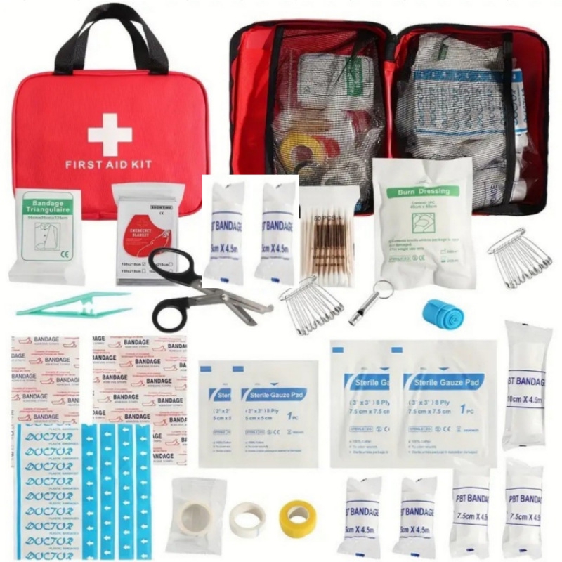 173Pcs First Aid Kit Full Set  - Bivy Bag Emergency incelemesi ve fiyatı