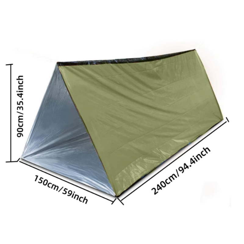 2 Person Reusable Mylar Tube E - Emergency Mylar Tent incelemesi ve fiyatı