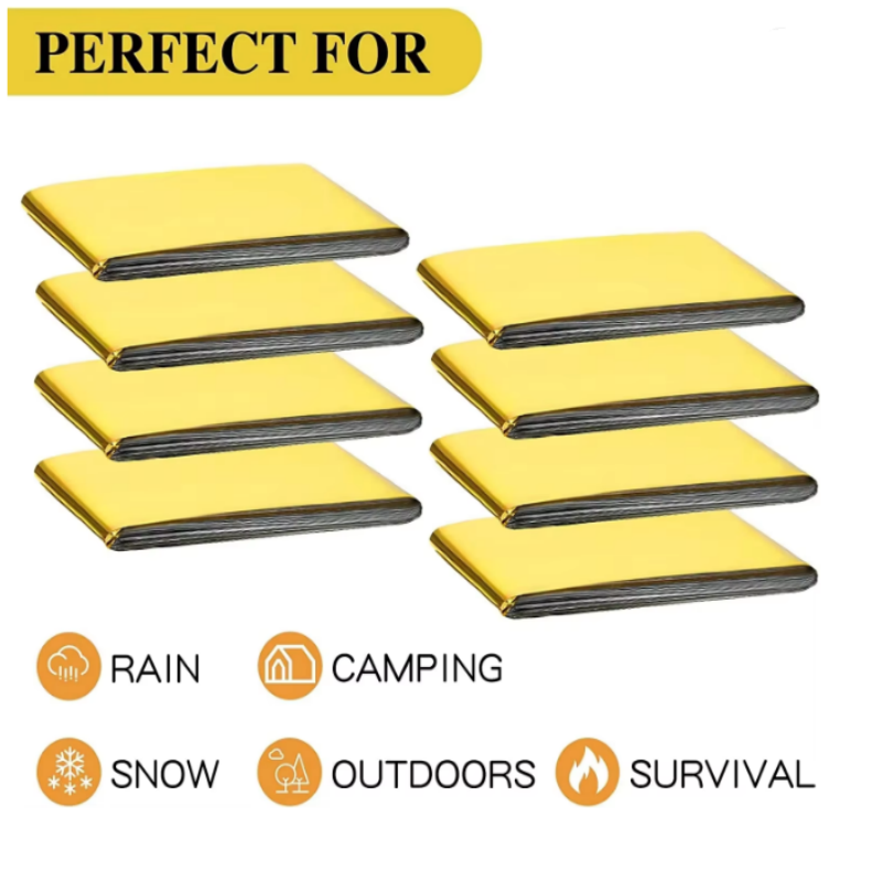 Portable Lightweight Aluminum  - Survival Blanket Reflective incelemesi ve fiyatı