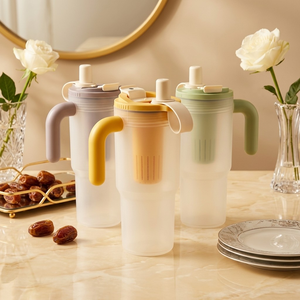 850ml Plastic Water Bottle Tum - Water Purification Straw incelemesi ve fiyatı