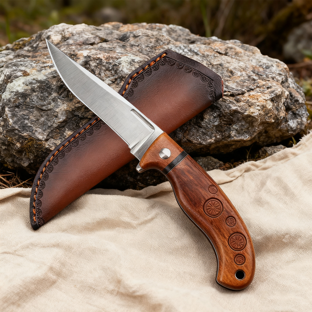 22cm Fixed Blade Knife Scabbar - Bushcraft Knife Fixed incelemesi ve fiyatı