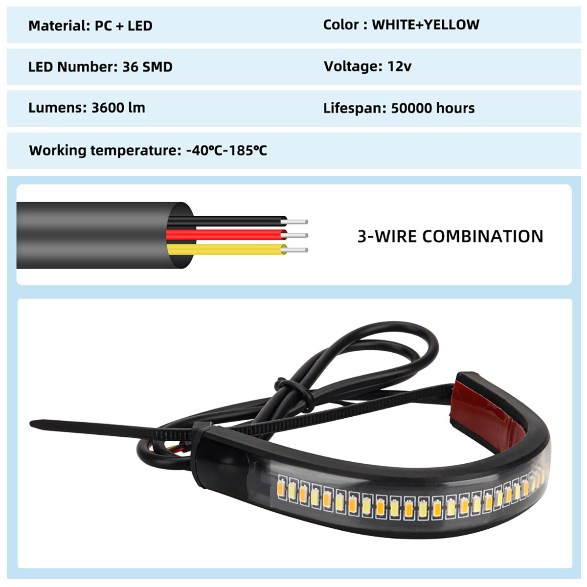 2 Pcs 12V LED Motorcycle Turn  - Sos Light Strobe incelemesi ve fiyatı