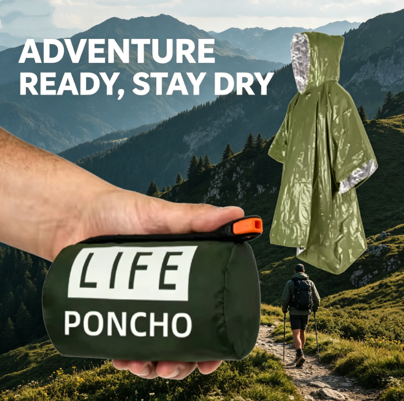 3-in-1 Thermal Emergency Rain  - Emergency Poncho Rain incelemesi ve fiyatı