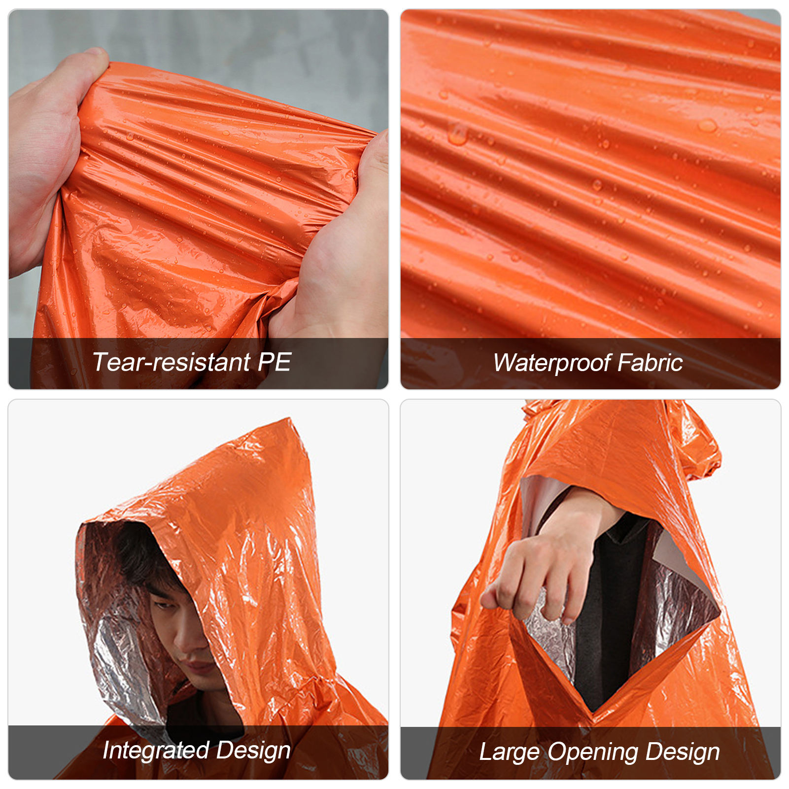 3-in-1 Thermal Emergency Rain  - Emergency Poncho Rain incelemesi ve fiyatı