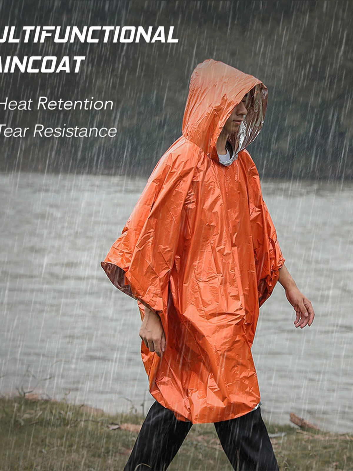 3-in-1 Thermal Emergency Rain  - Emergency Poncho Rain incelemesi ve fiyatı