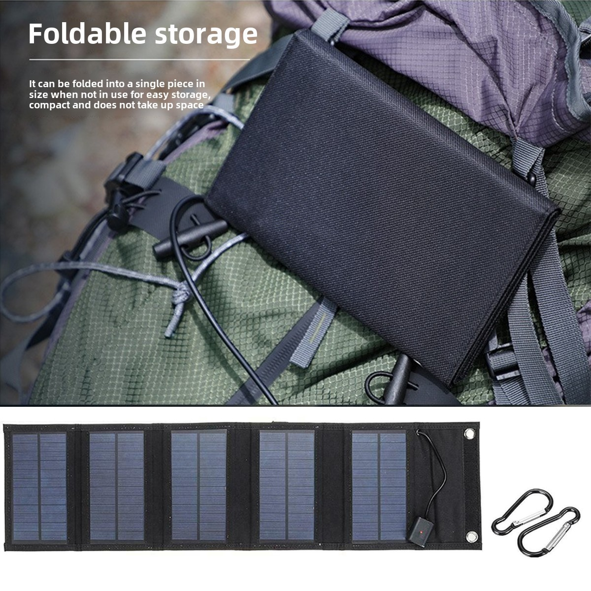 Backpack Carry Portable Foldab - Solar Emergency Charger incelemesi ve fiyatı