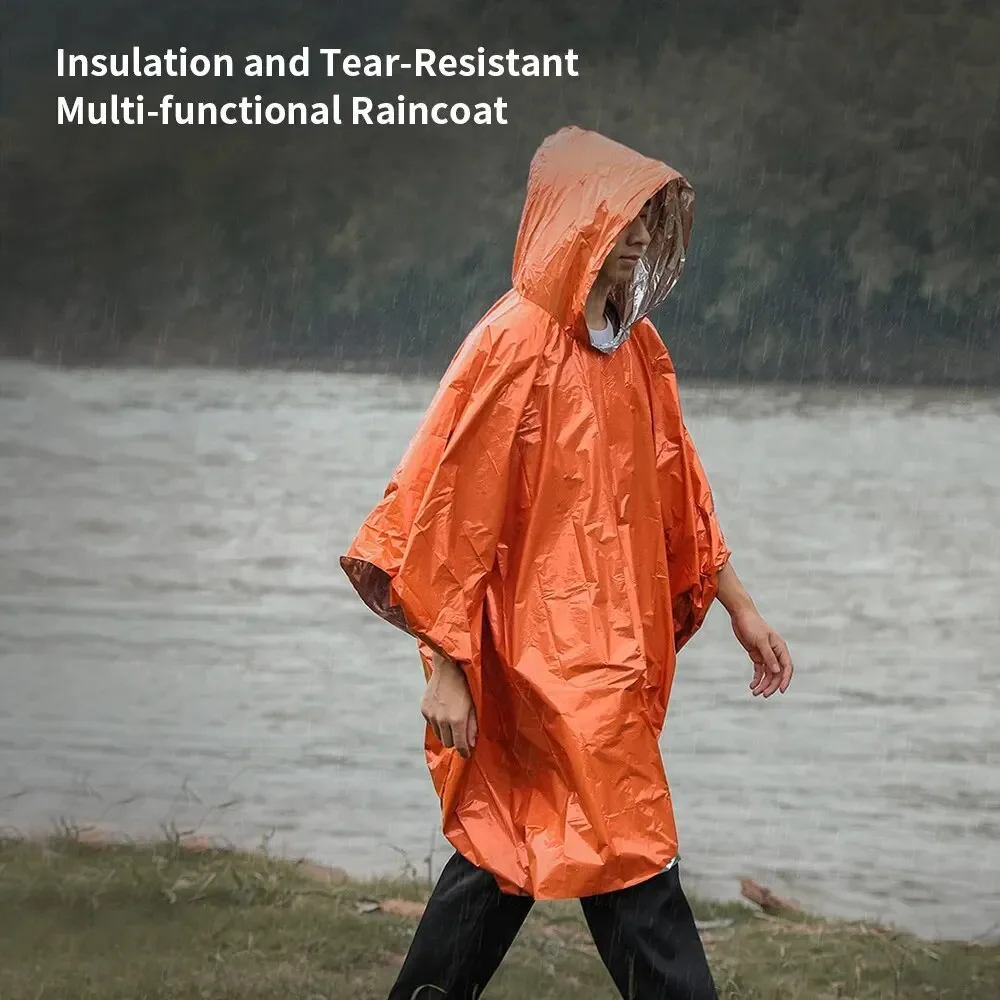Aluminum Coated Hooded Emergen - Emergency Poncho Rain incelemesi ve fiyatı