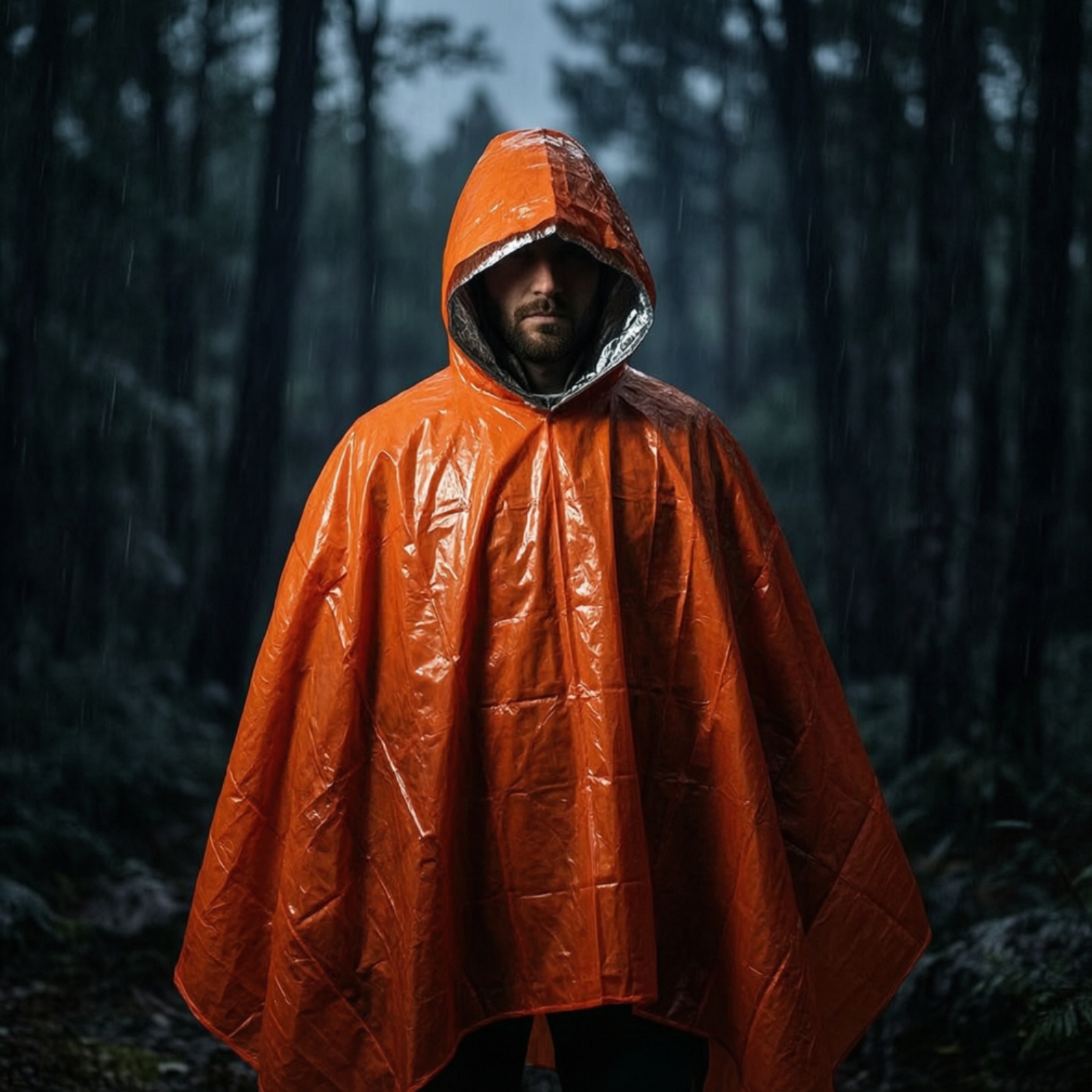 Hooded Rain Poncho Compact Eme - Emergency Poncho Rain incelemesi ve fiyatı