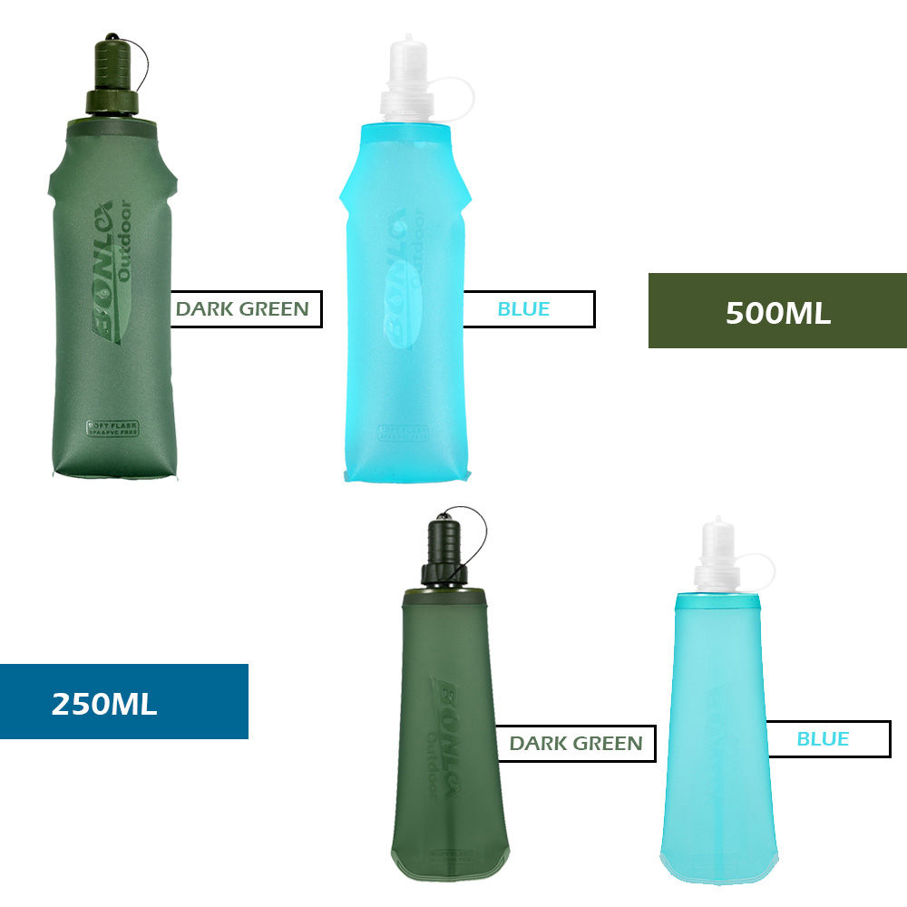 250ml 500ml Foldable Water Bag - Water Bag Collapsible incelemesi ve fiyatı