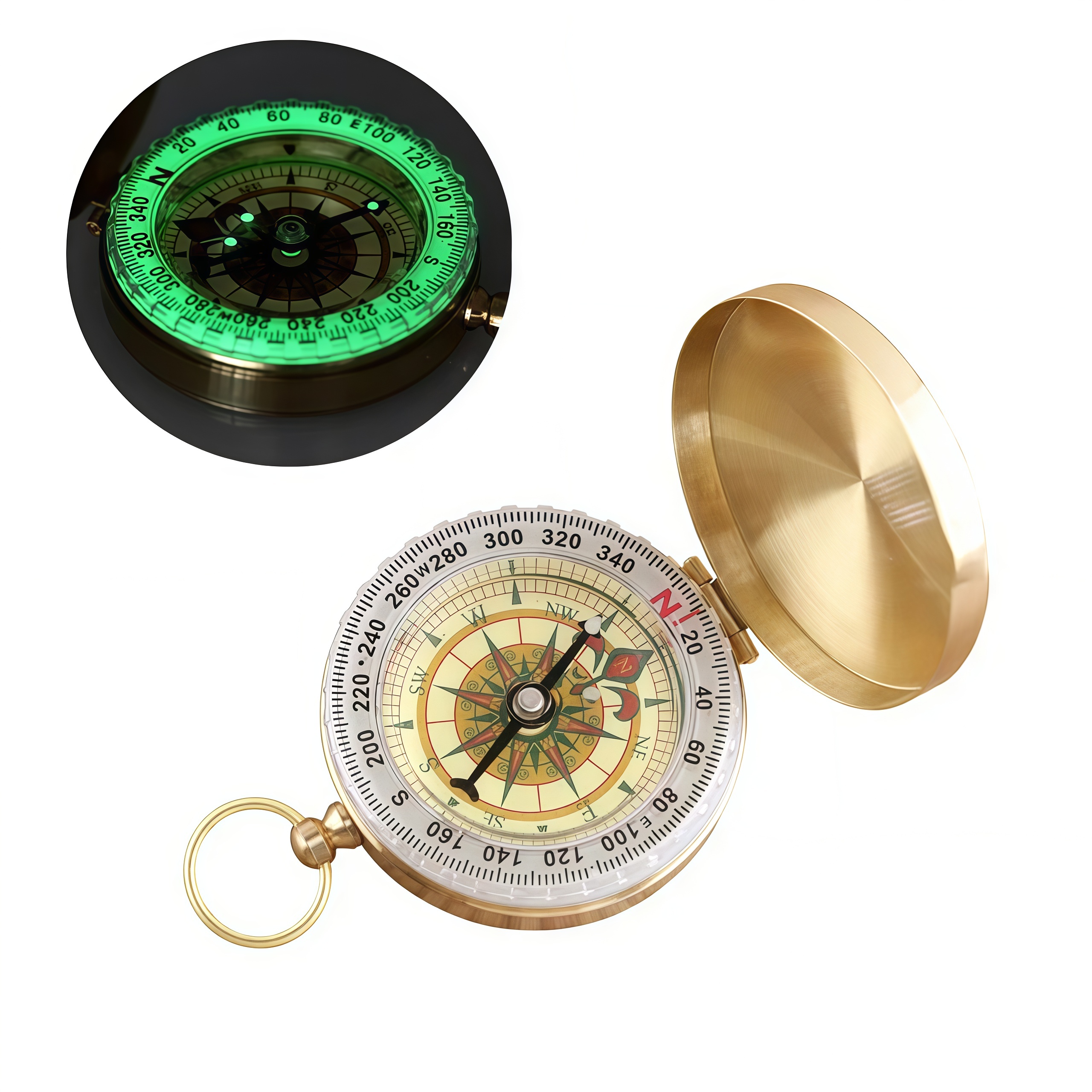 Brass Outdoor Compass - Gold C - Compass Lensatic incelemesi ve fiyatı
