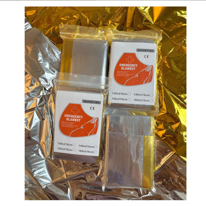 4 Pack Gold Silver Mylar Emerg - Survival Blanket Reflective incelemesi ve fiyatı
