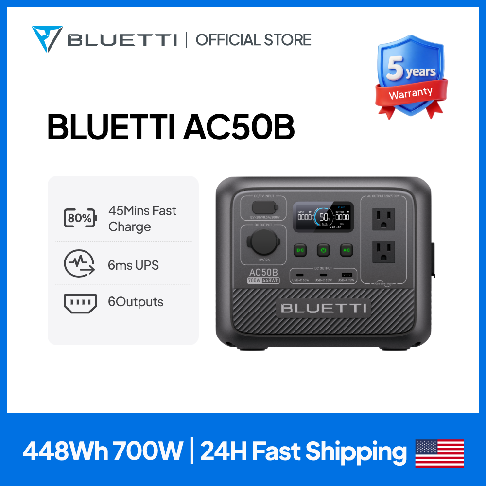 BLUETTI AC50B Portable Power S - Solar Emergency Charger incelemesi ve fiyatı