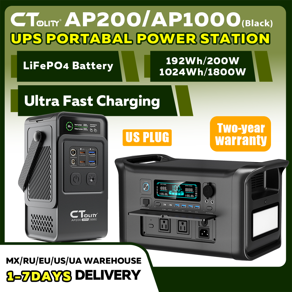 CTOLITY AP200 AP1000 Black sty - Solar Emergency Charger incelemesi ve fiyatı