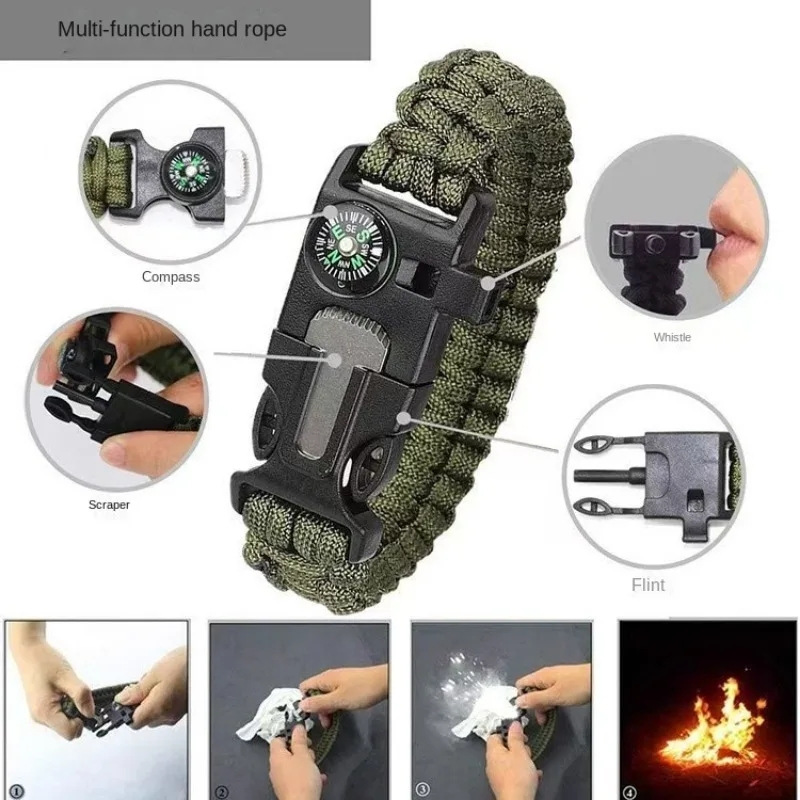 Five in One Compass Bracelet w - Fire Starting Kit incelemesi ve fiyatı