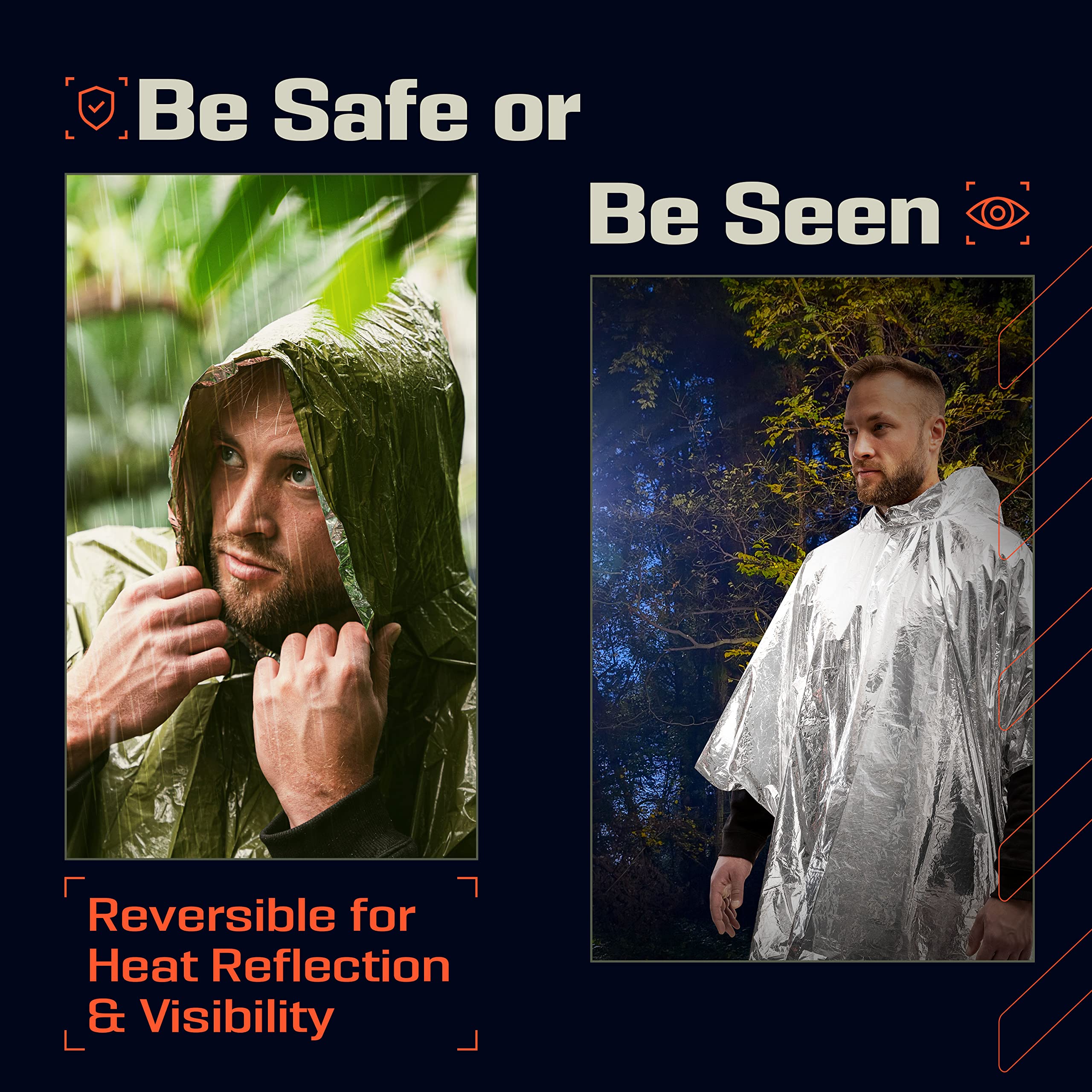 ZHUOHUA 5 Pack Emergency Survi - Emergency Poncho Rain incelemesi ve fiyatı