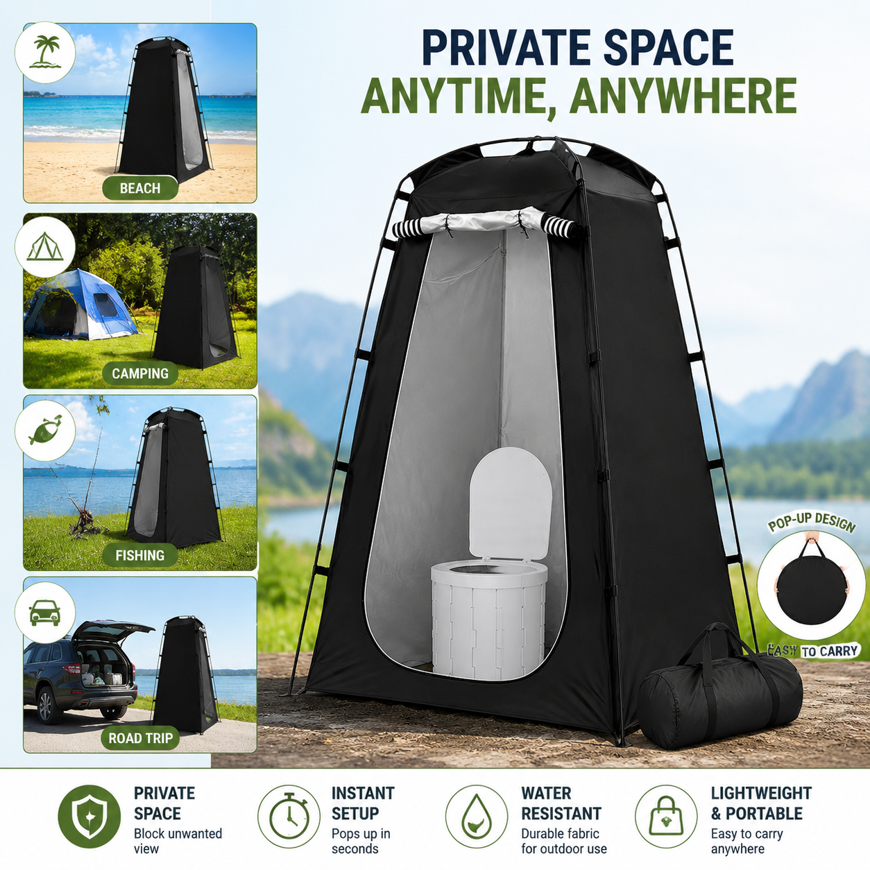 Outdoor Portable Privacy Tent  - Emergency Mylar Tent incelemesi ve fiyatı