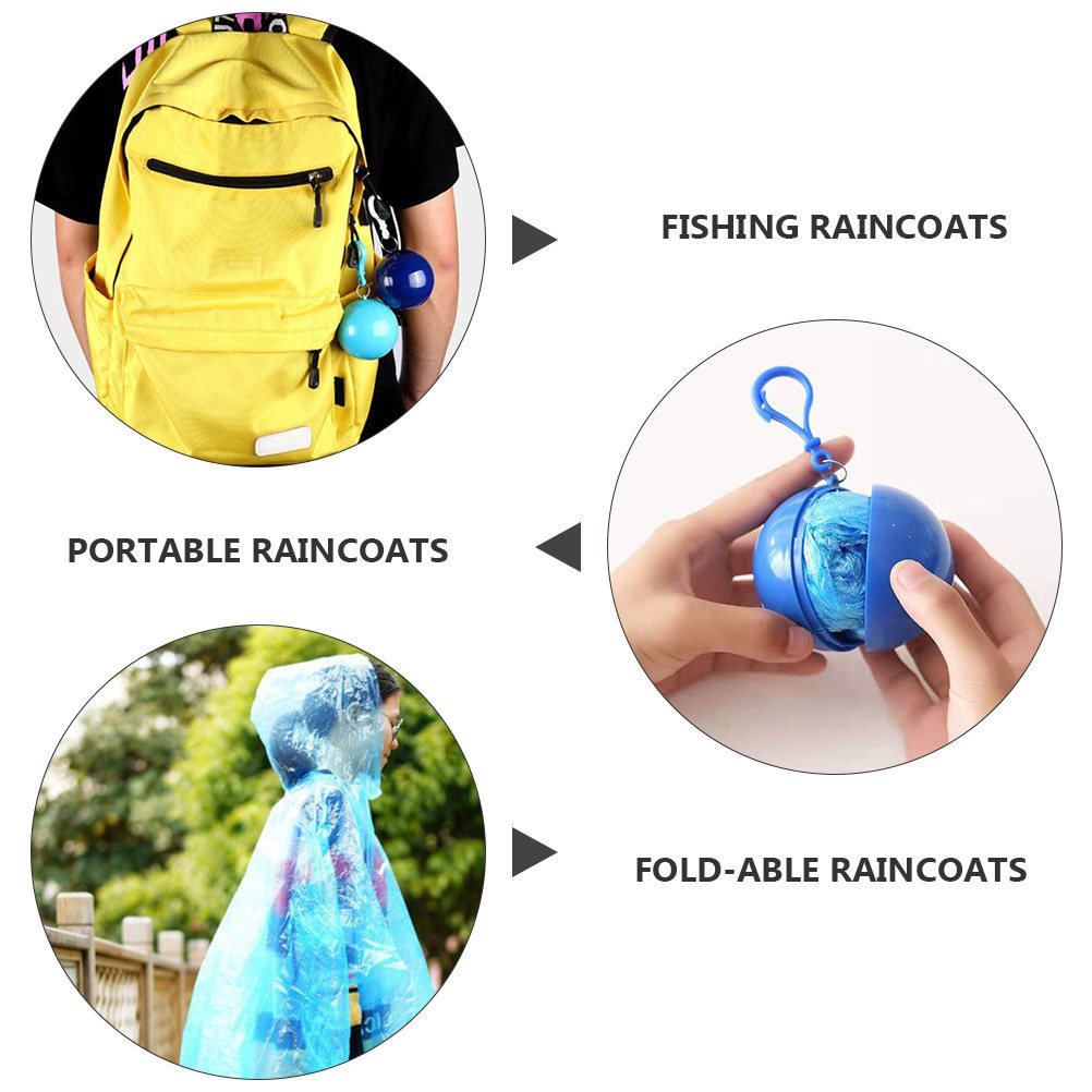 4Pcs Portable Waterproof Rain  - Emergency Poncho Rain incelemesi ve fiyatı