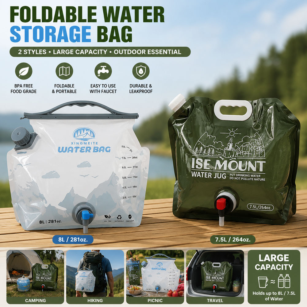 8L Large Capacity Outdoor Fold - Water Bag Collapsible incelemesi ve fiyatı