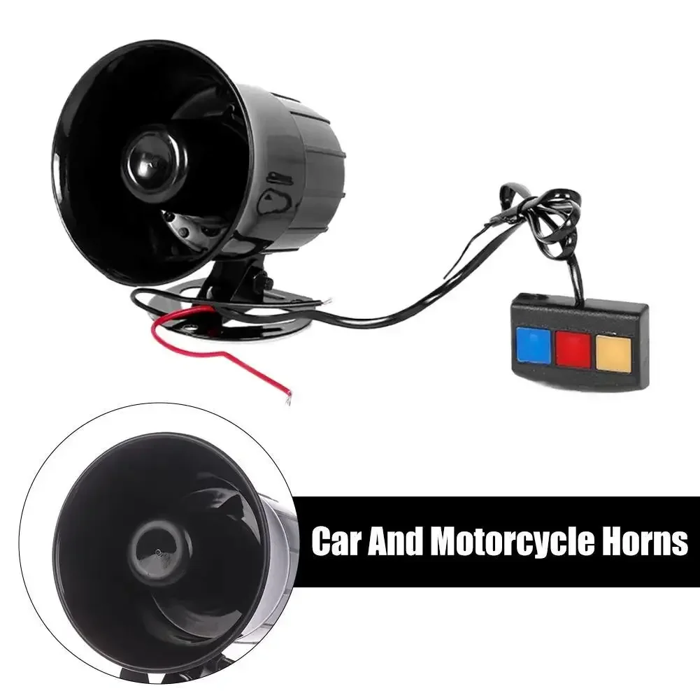 12V 3 Tone Sound Loud Car Horn - Emergency Whistle Loud incelemesi ve fiyatı