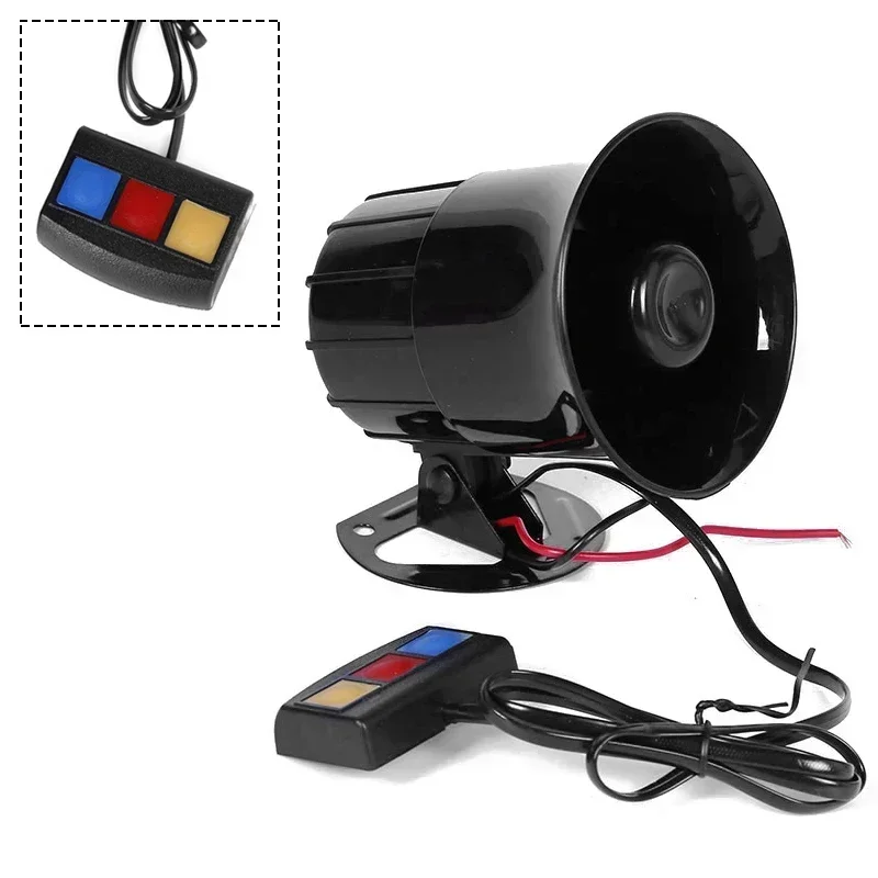12V 3 Tone Sound Loud Car Horn - Emergency Whistle Loud incelemesi ve fiyatı