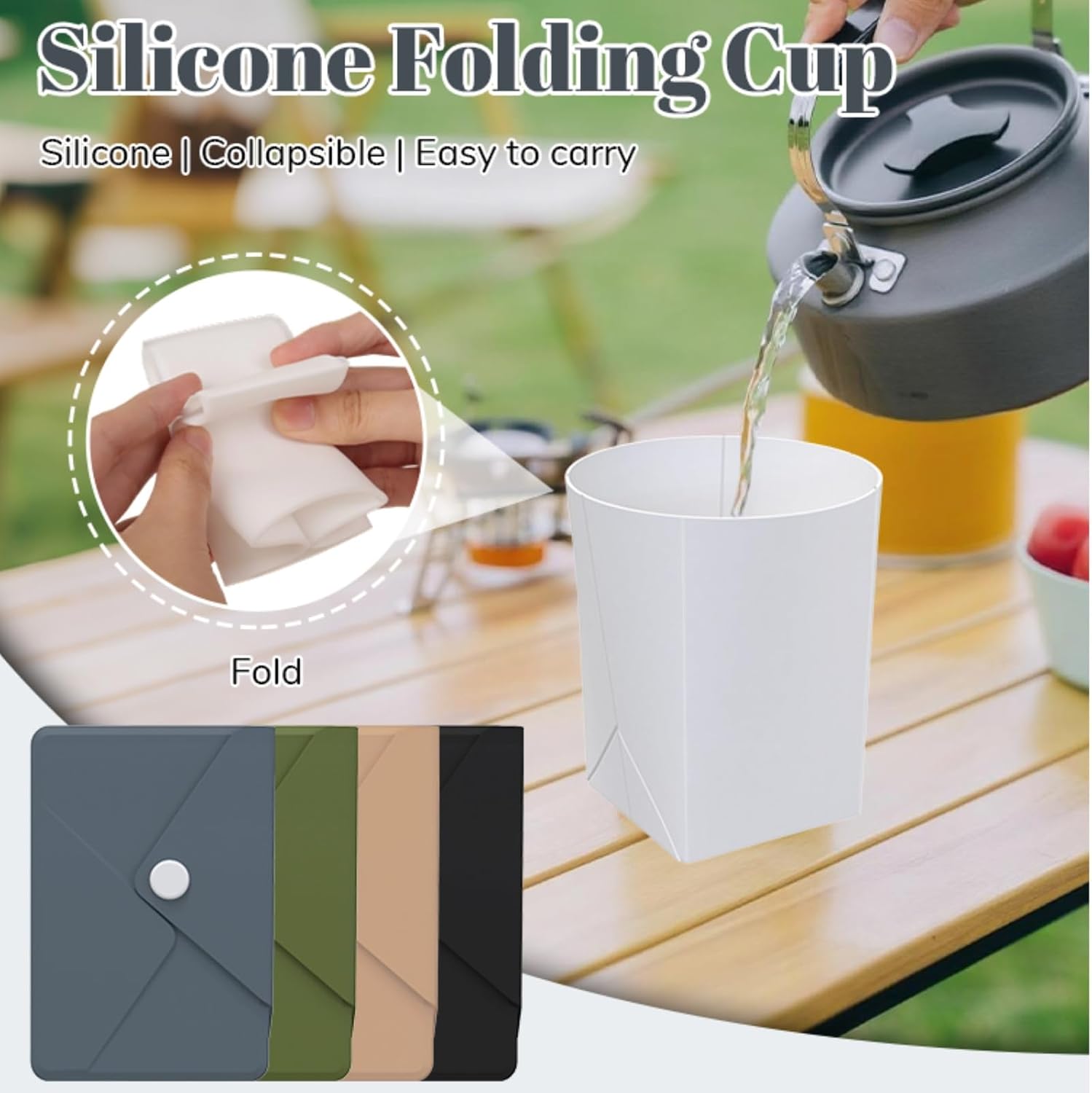 Silicone Collapsible Travel Cu - Water Bag Collapsible incelemesi ve fiyatı