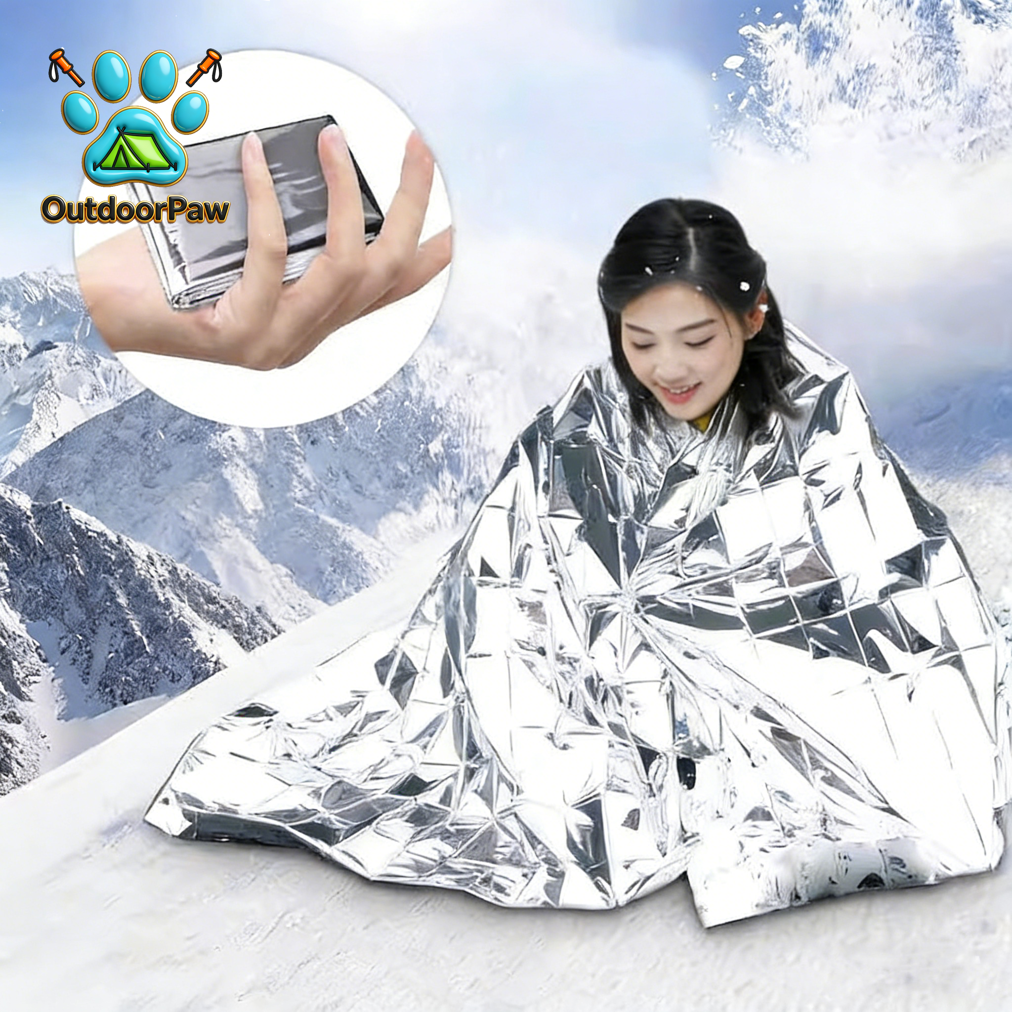 Reflective Emergency Heat Blan - Survival Blanket Reflective incelemesi ve fiyatı