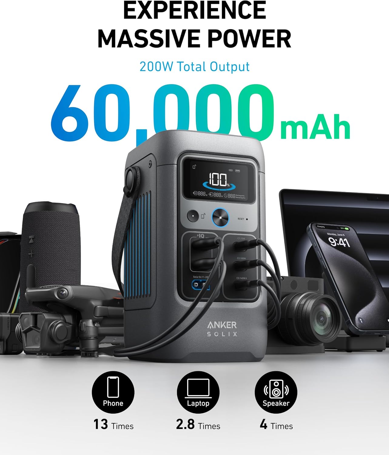 Power Bank Station,192Wh Porta - Solar Emergency Charger incelemesi ve fiyatı